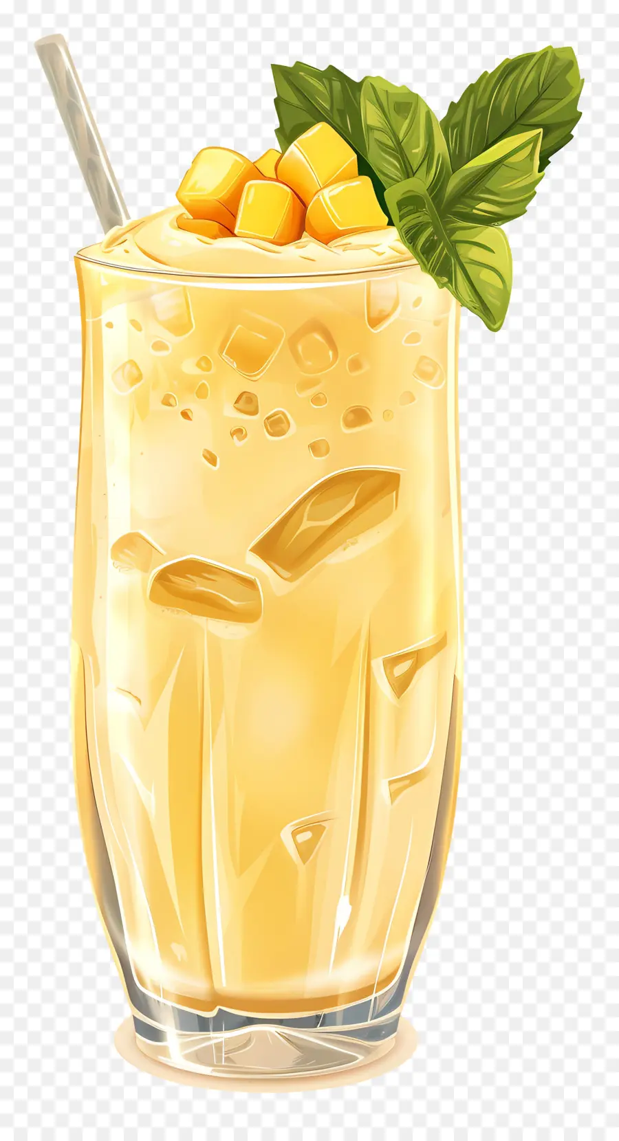 Mango Lassi Içeceği，Mango Suyu PNG