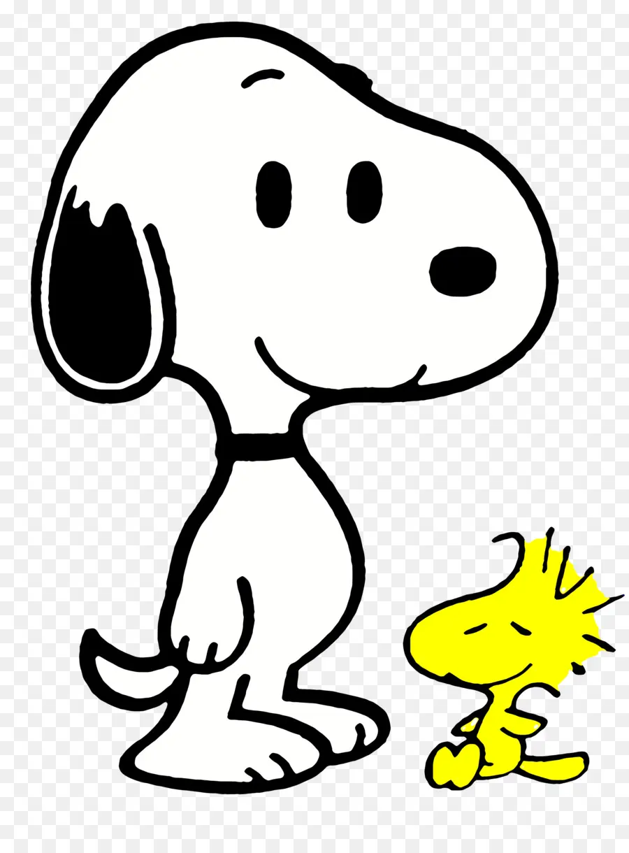 Snoopy，Karikatür Köpek Ve Kuş PNG