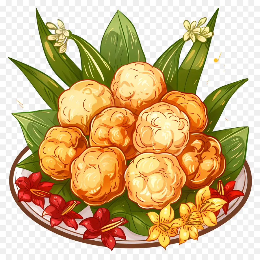 Panipuri，Kızarmış Atıştırmalıklar PNG