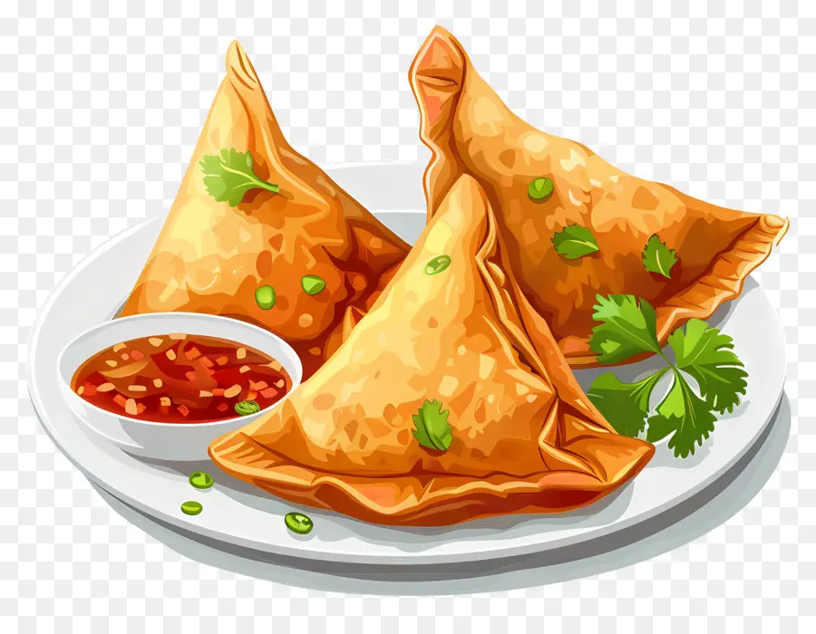 Samosa Yemeği，Samosalar PNG