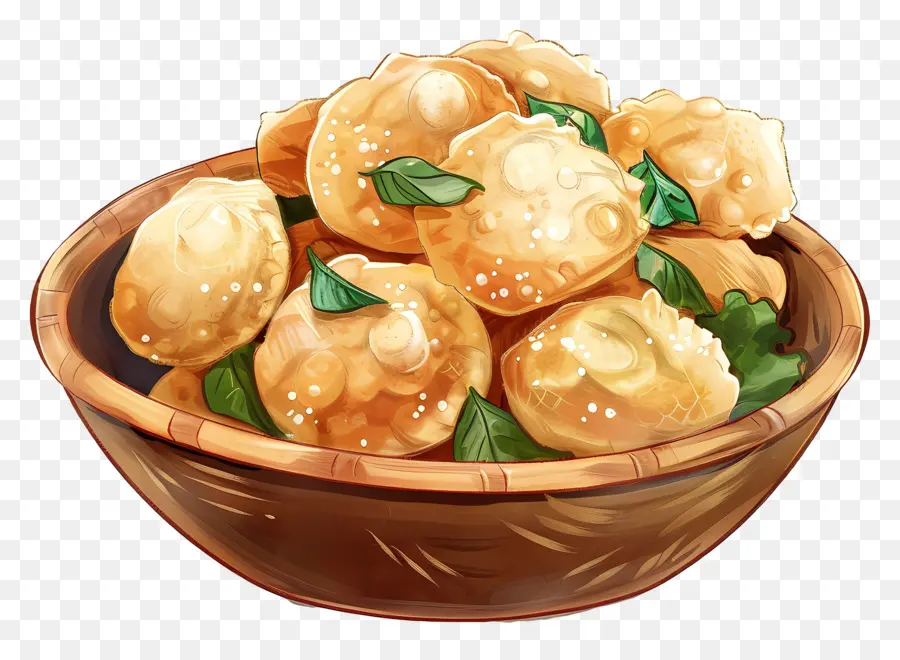 Panipuri，Kızarmış Atıştırmalıklar PNG