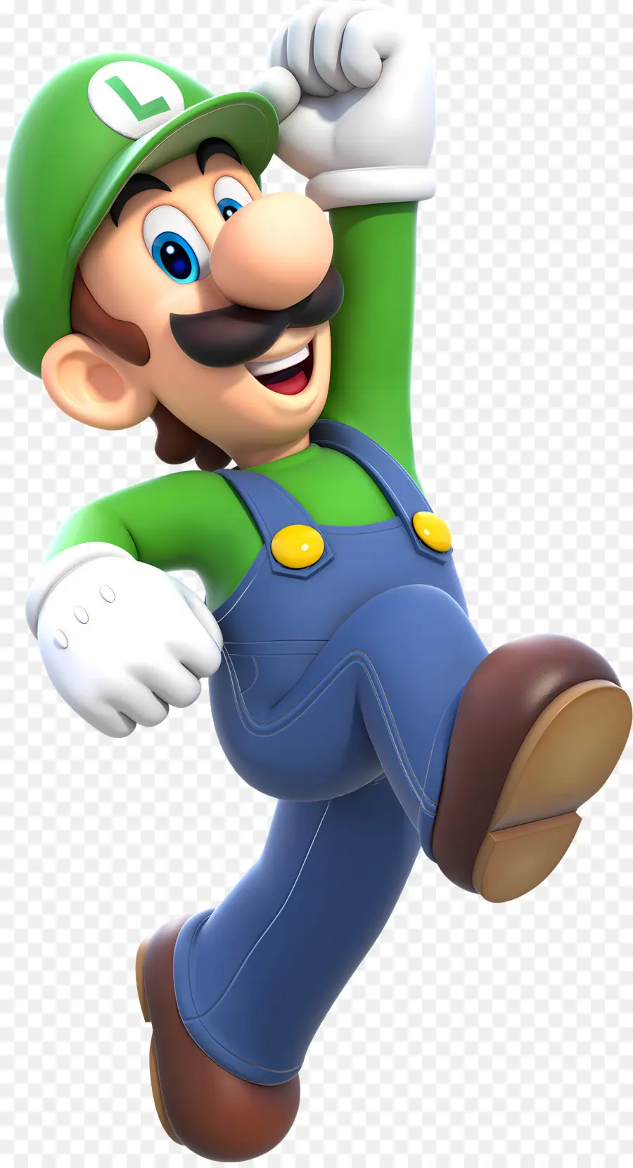 Luigi Mario，Luigi şapka PNG