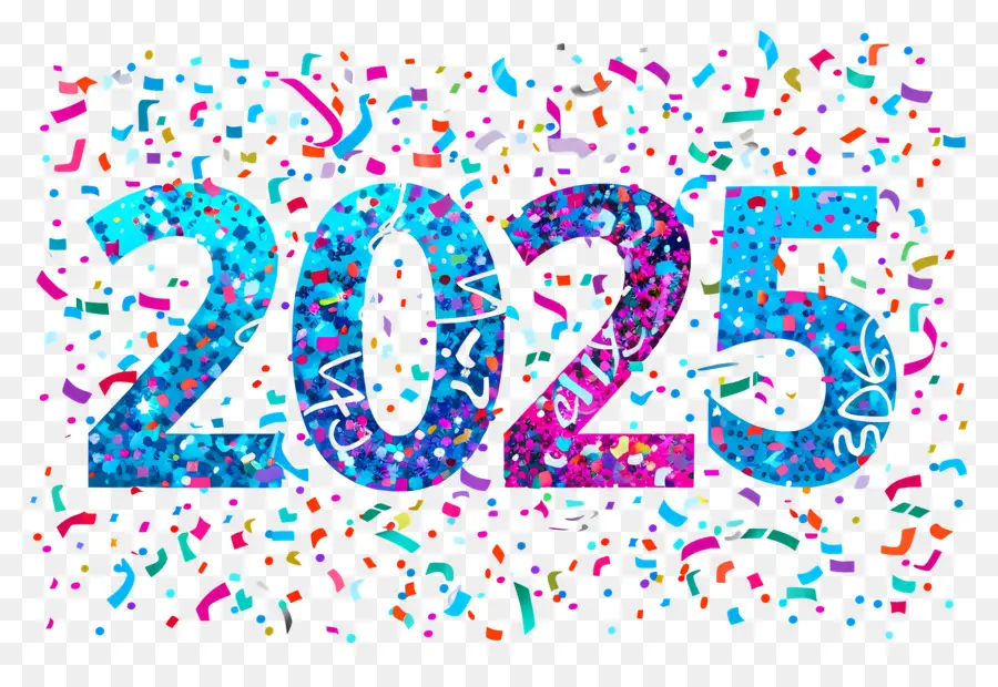 Yeni Yıl 2025，Gregoryen Takvim PNG