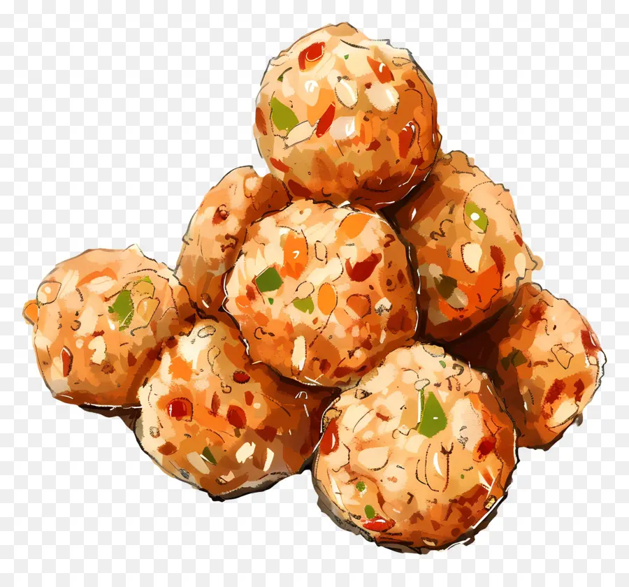 Rava Ladoo，Aperatif Topları PNG