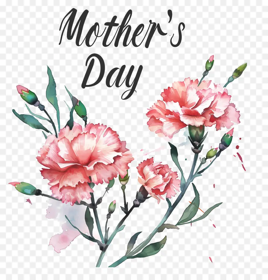 Anneler Günü，Suluboya Resim PNG
