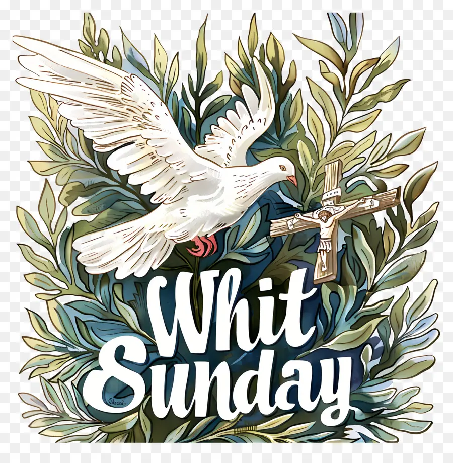 Whit Pazar，Beyaz Güvercin PNG