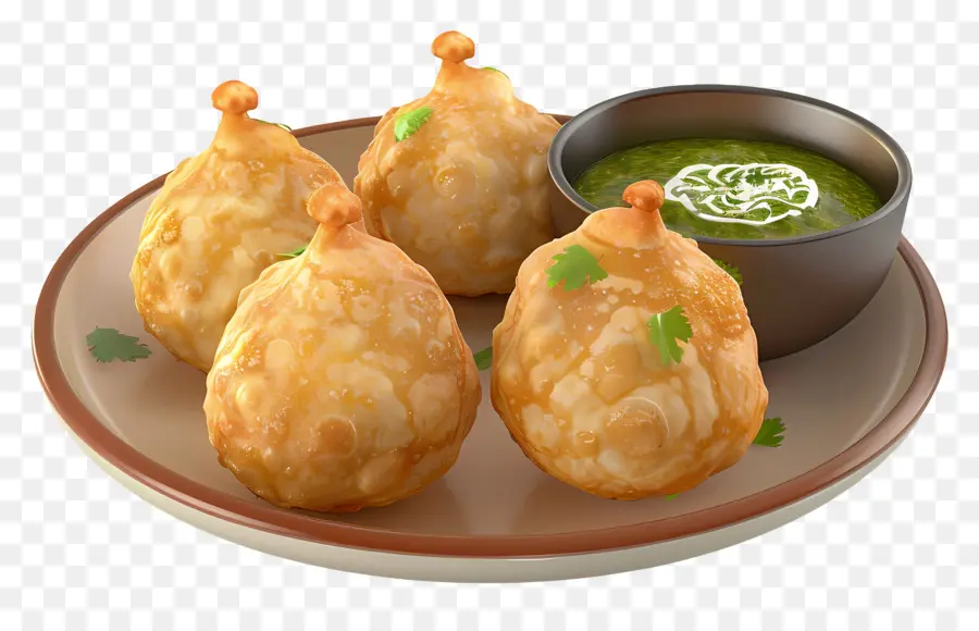 Panipuri Yemeği，Kızarmış Toplar PNG