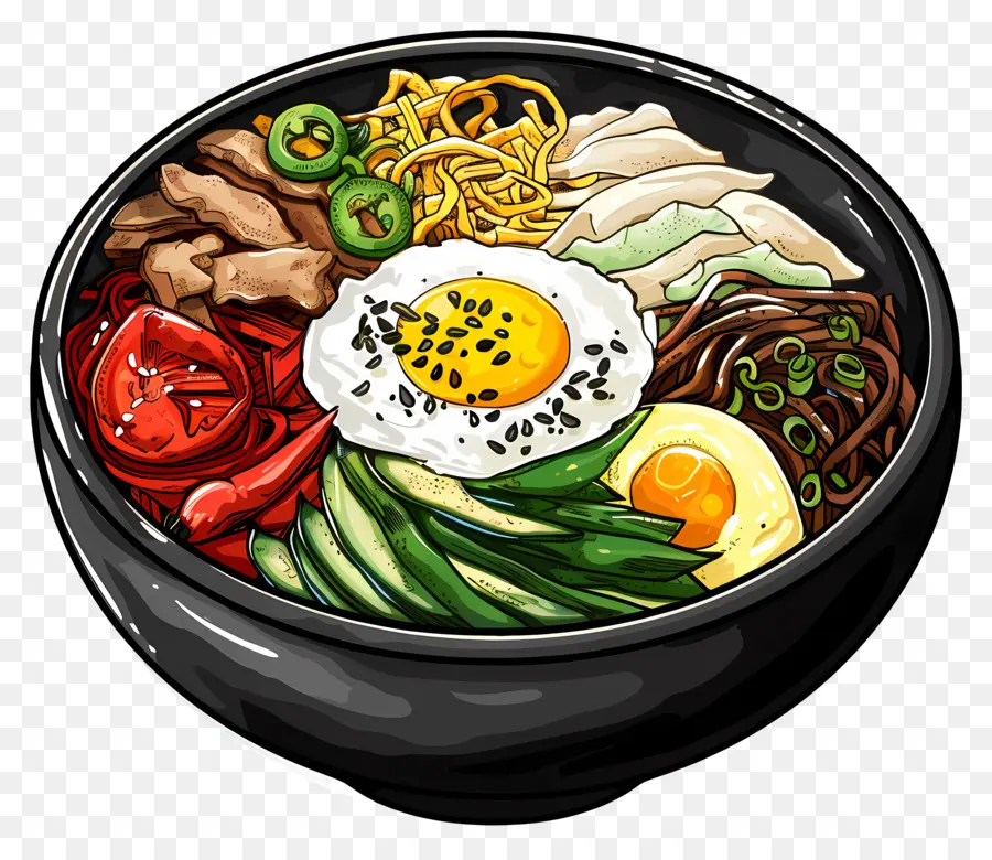 Kore Bibimbap，Tas PNG