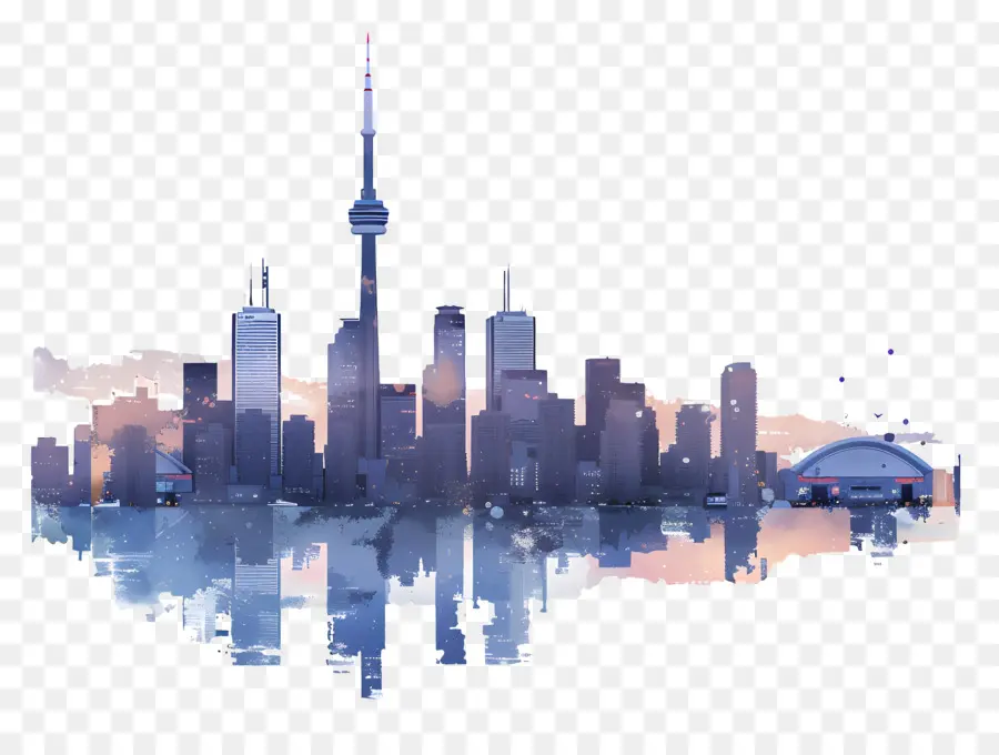 Toronto City Skyline，şehir PNG