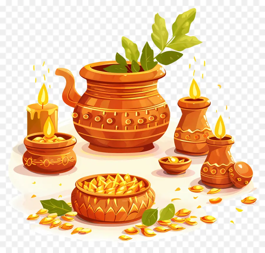 Dhanteras Kalaş，Kandiller PNG