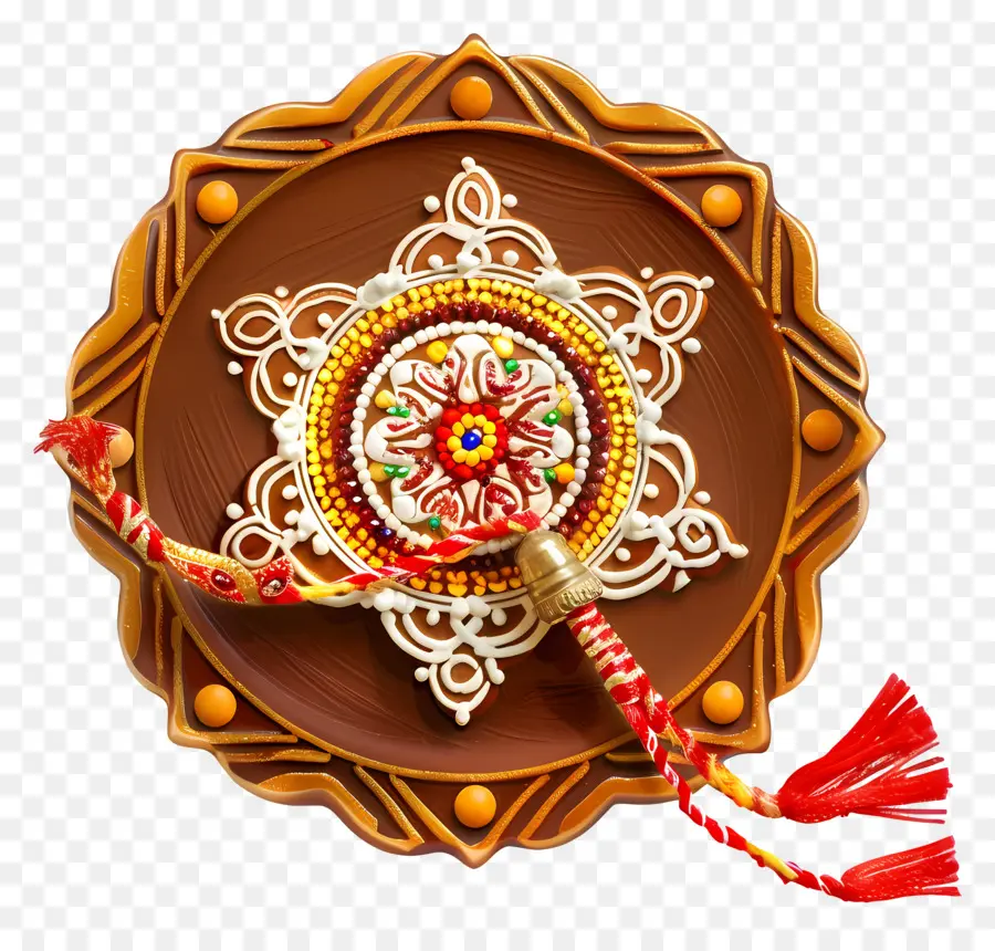 Raksha Bandhan，Dekoratif Rakhi PNG