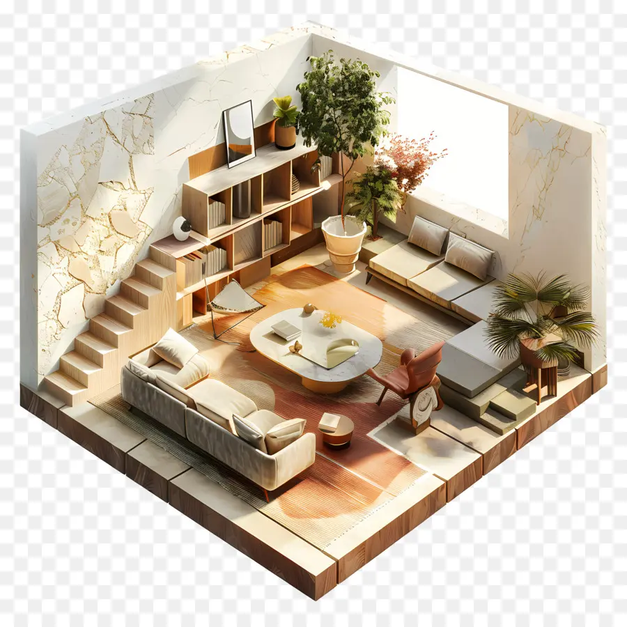 Iç Tasarım，Modern Oturma Odası PNG