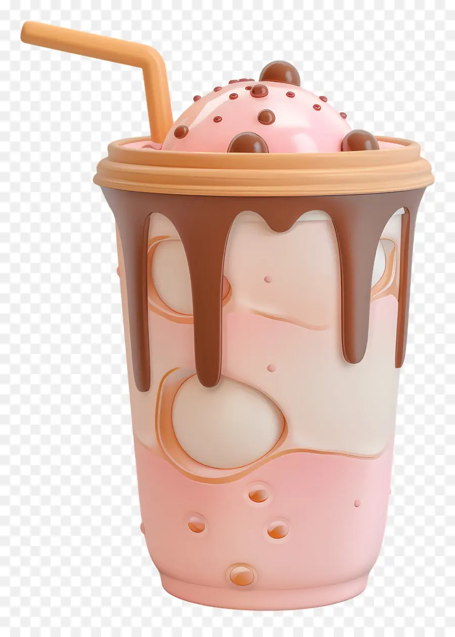 Estetik Süt çayı，Çikolatalı Milkshake PNG