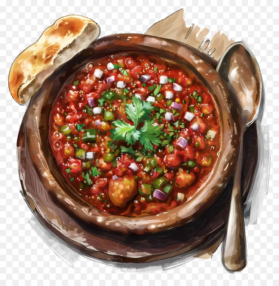 Pav Bhaji，Kase Çorba PNG