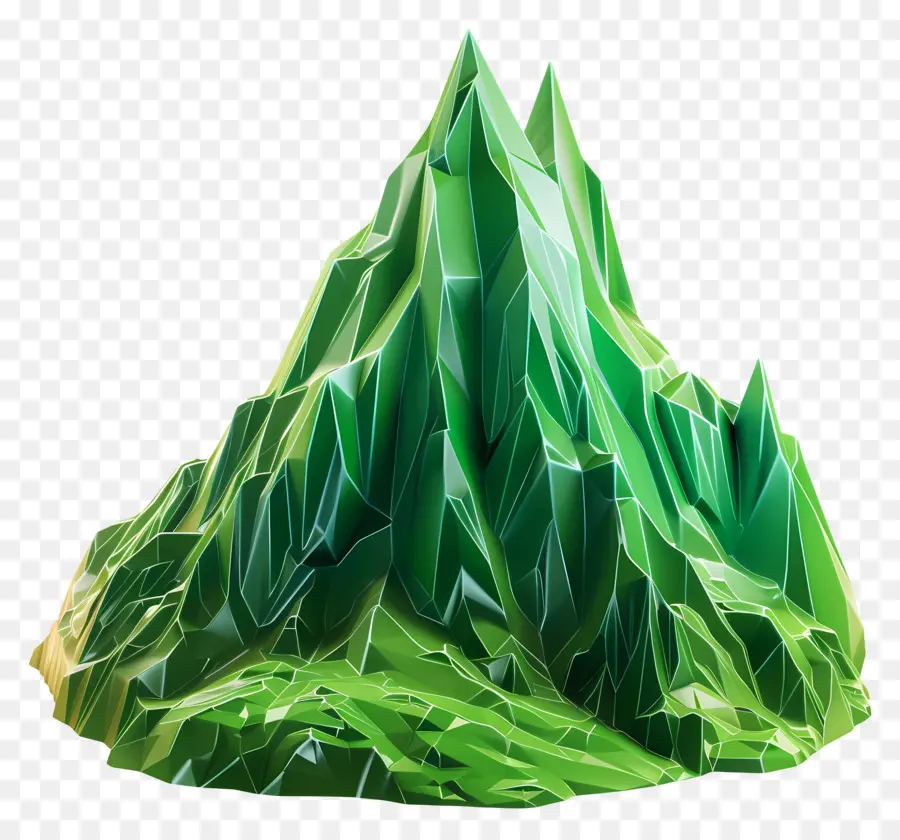 Yeşil Dağ，Sarp Kayalıklarla PNG