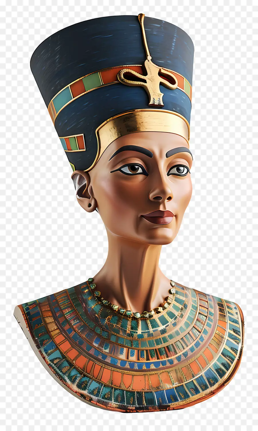 Nefertiti'nin Büstü，Mısır Büstü PNG