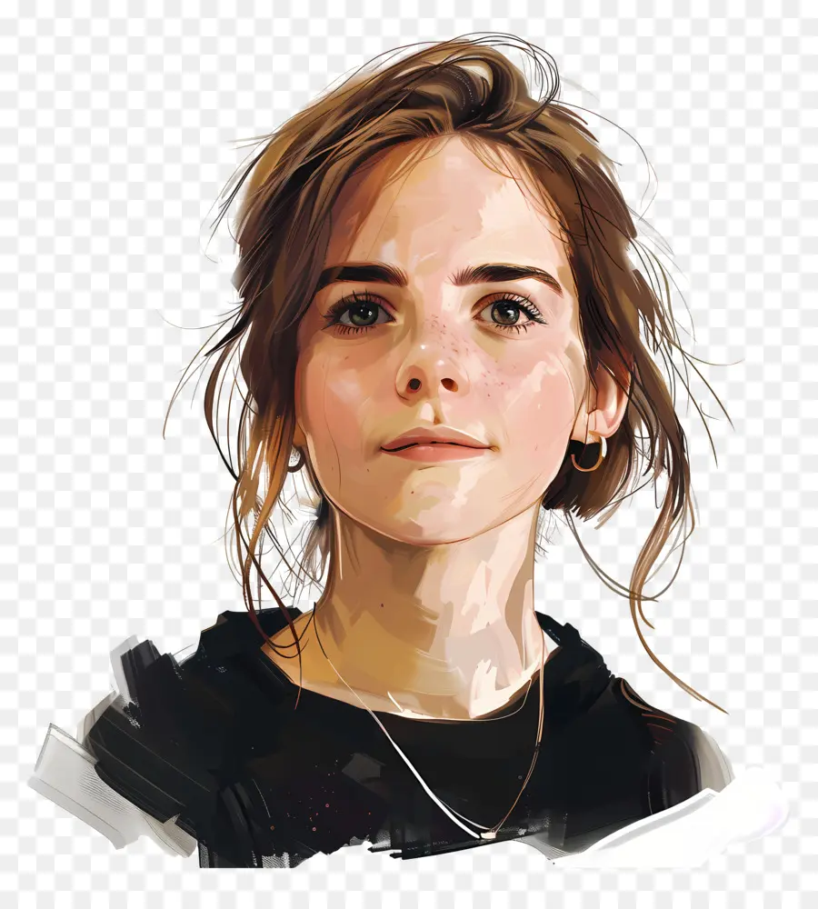 Emma Watson，Kadın Portresi PNG