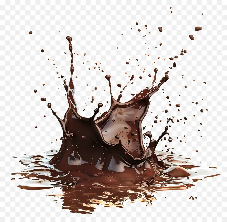 Sıçrama Toprağı，Çikolatalı Mousse PNG
