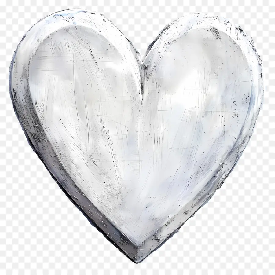 Beyaz Kalp，Kalp PNG
