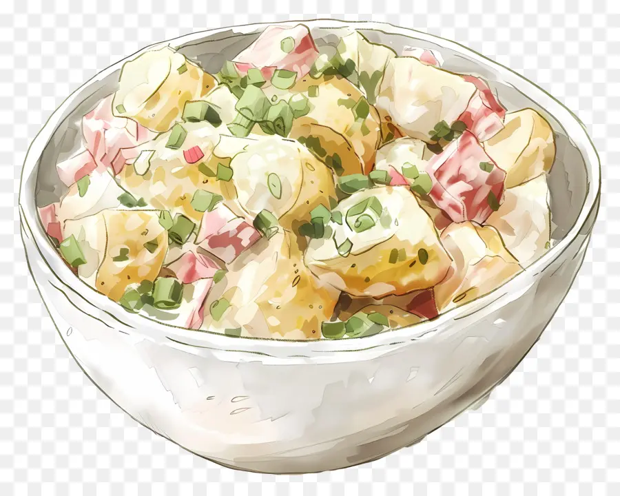 Patates Salatası，Kırmızı Soğan PNG