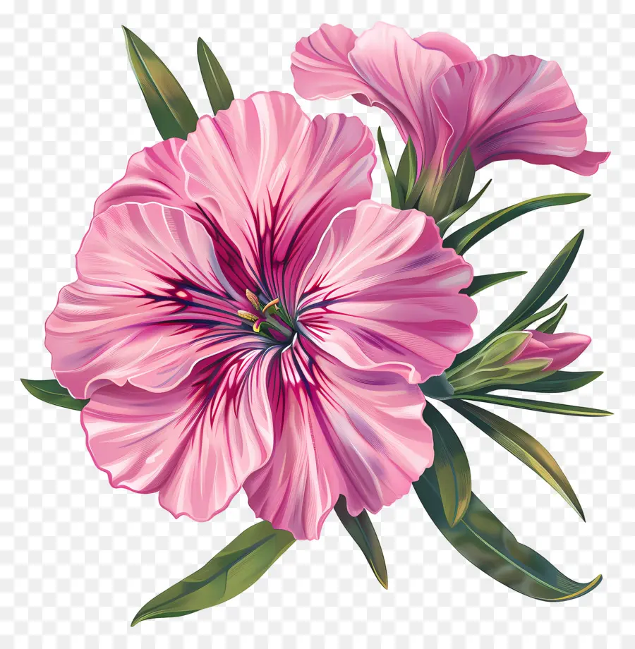 Dianthus çiçeği，Pembe Çiçek PNG