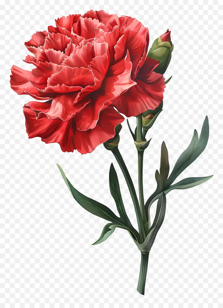 Karanfil çiçek，Kırmızı Karanfil PNG