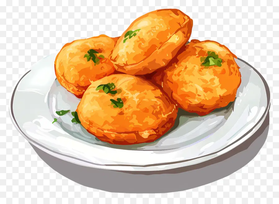 Batata Vada，Kızarmış Toplar PNG