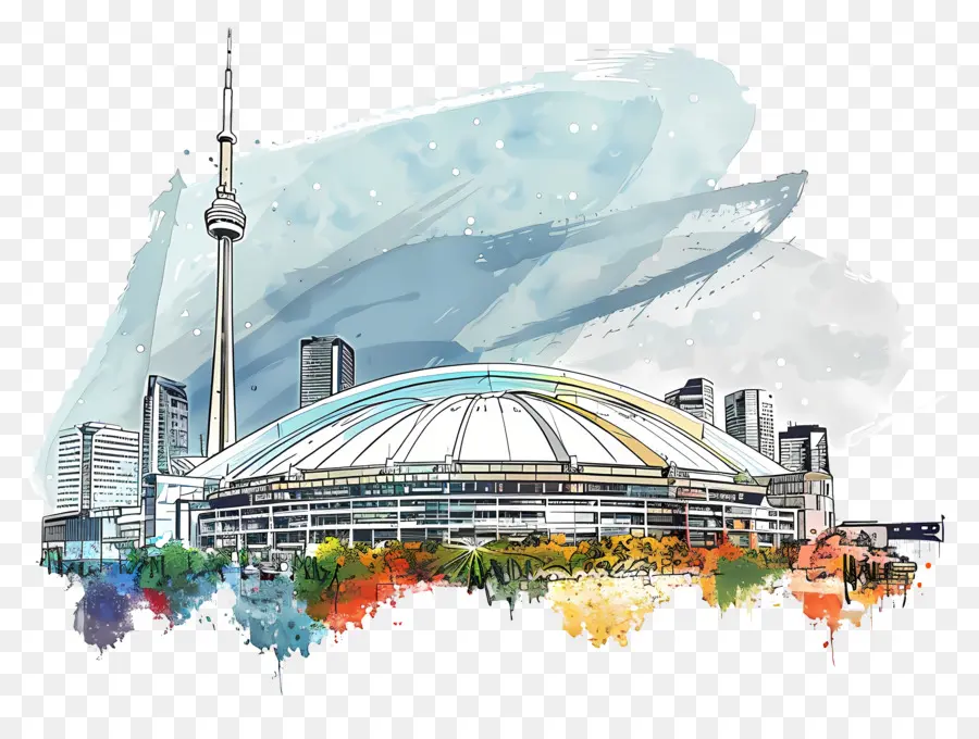 Tokyo Dome，Toronto Ufuk çizgisi PNG
