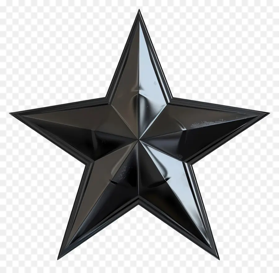 Siyah Yıldız，Siyah Metal Yıldız PNG