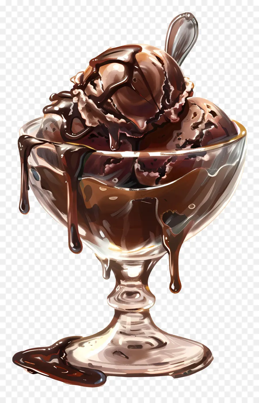 Dondurma çikolata，çikolatalı Dondurma PNG