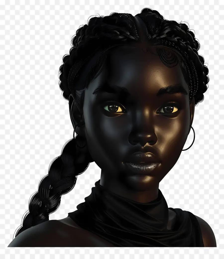 Güzel Siyah Kız，Afrikalı Amerikalı Kadın PNG