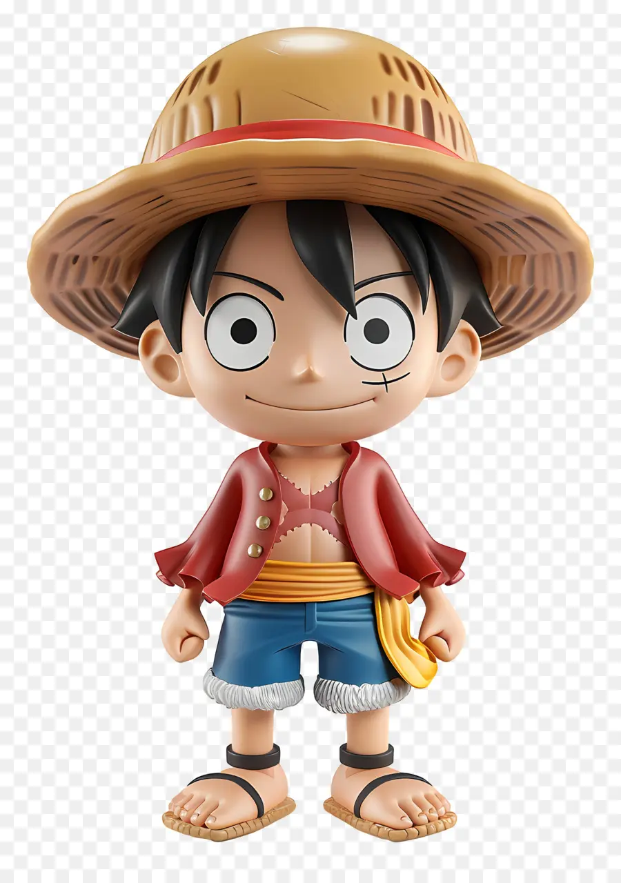 Luffy Aksiyon Figürü，Çizgi Film Karakteri PNG