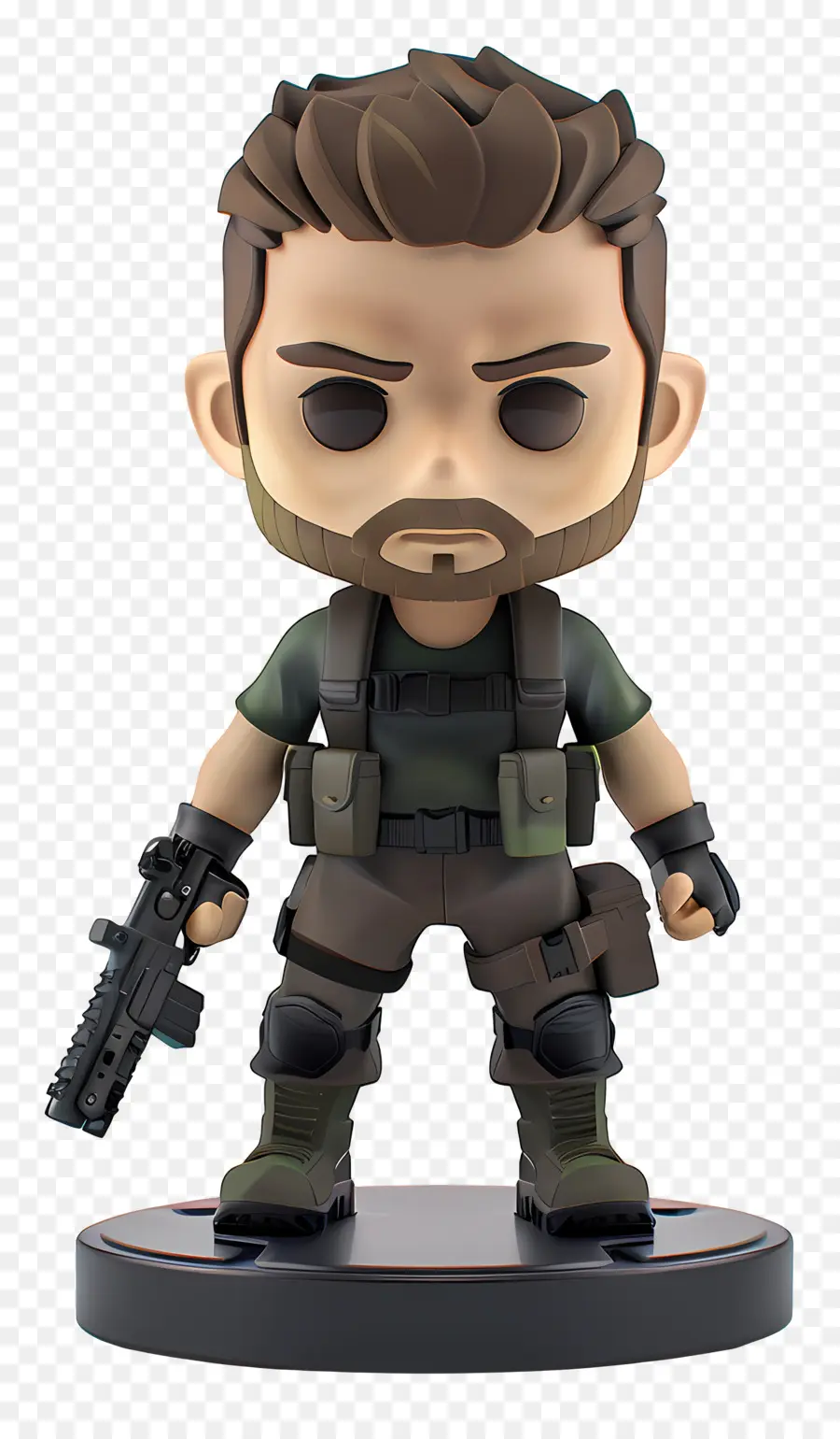 Chris Redfield Figürü，Oyuncak Figürü PNG