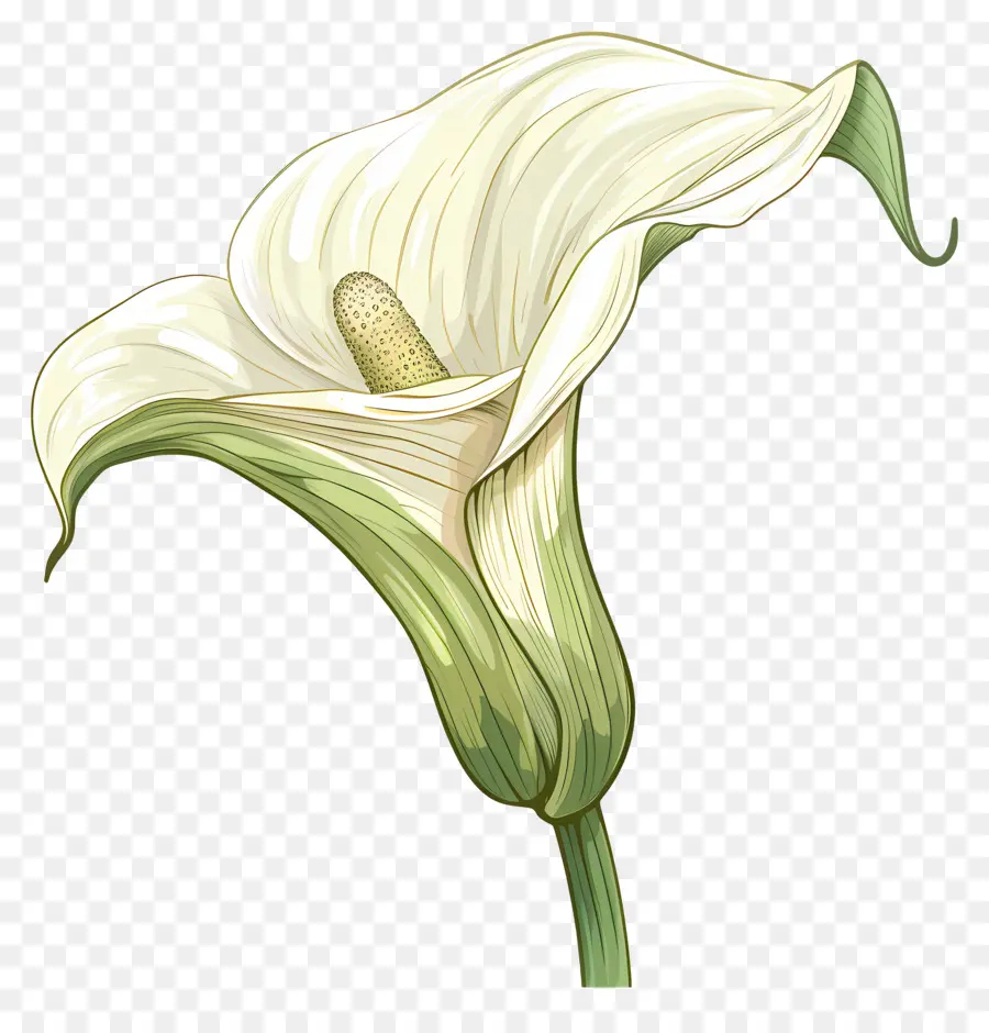 Calla Lily，Beyaz çiçek PNG