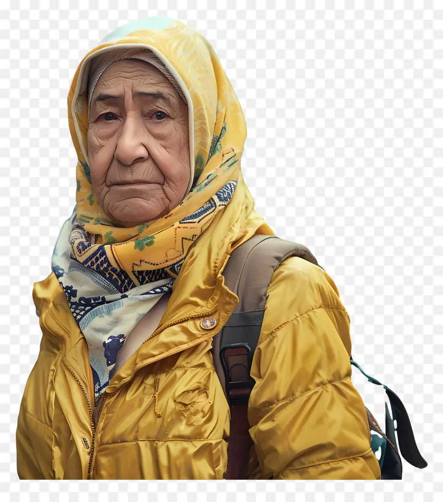 Müslüman Yaşlı Kadın，Yaşlı Kadın PNG