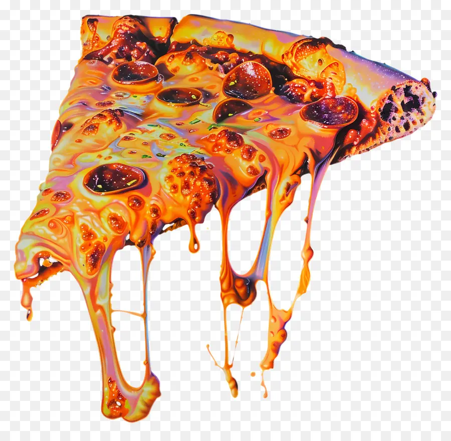 Yanardönerlik，Eriyen Pizza Dilimi PNG