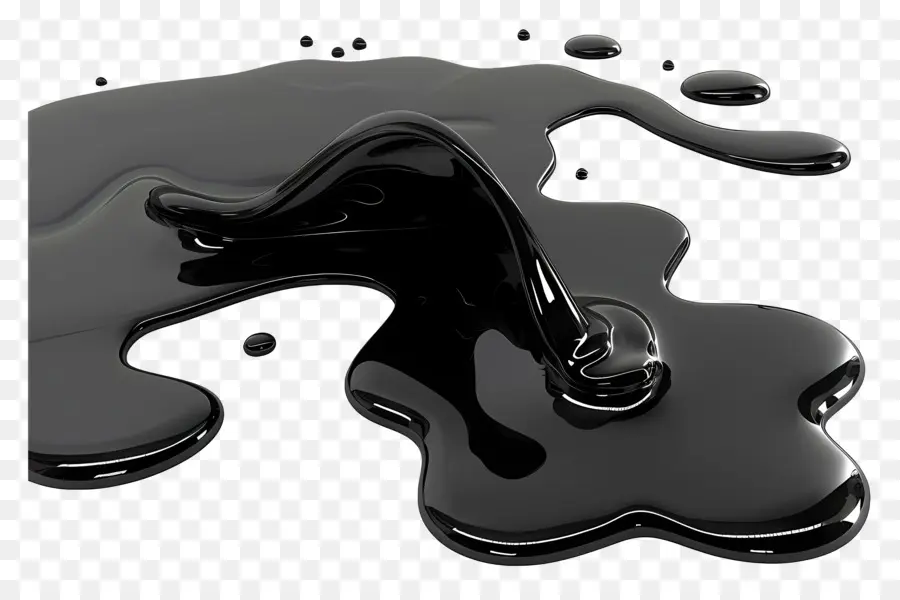 Siyah Petrol，Koyu Sıvı PNG