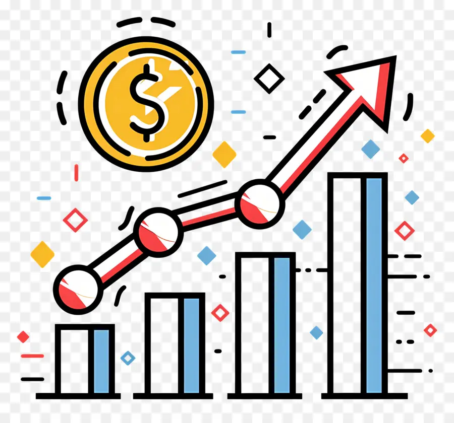 Finansal Büyüme，Grafik PNG