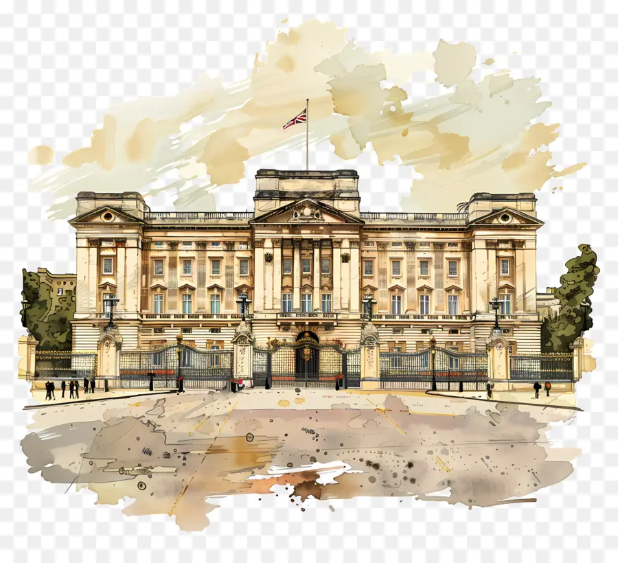 Buckingham Sarayı，Dönüm Noktası PNG