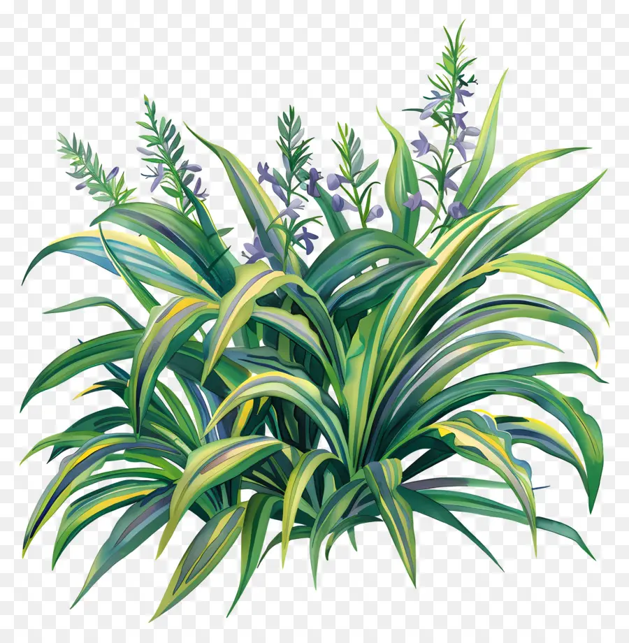 Çeşitli Liriope，Yeşil Bitki PNG