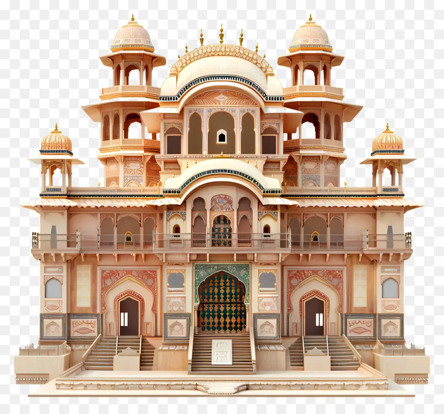 Jaipur Sarayı，Süslü Bina PNG