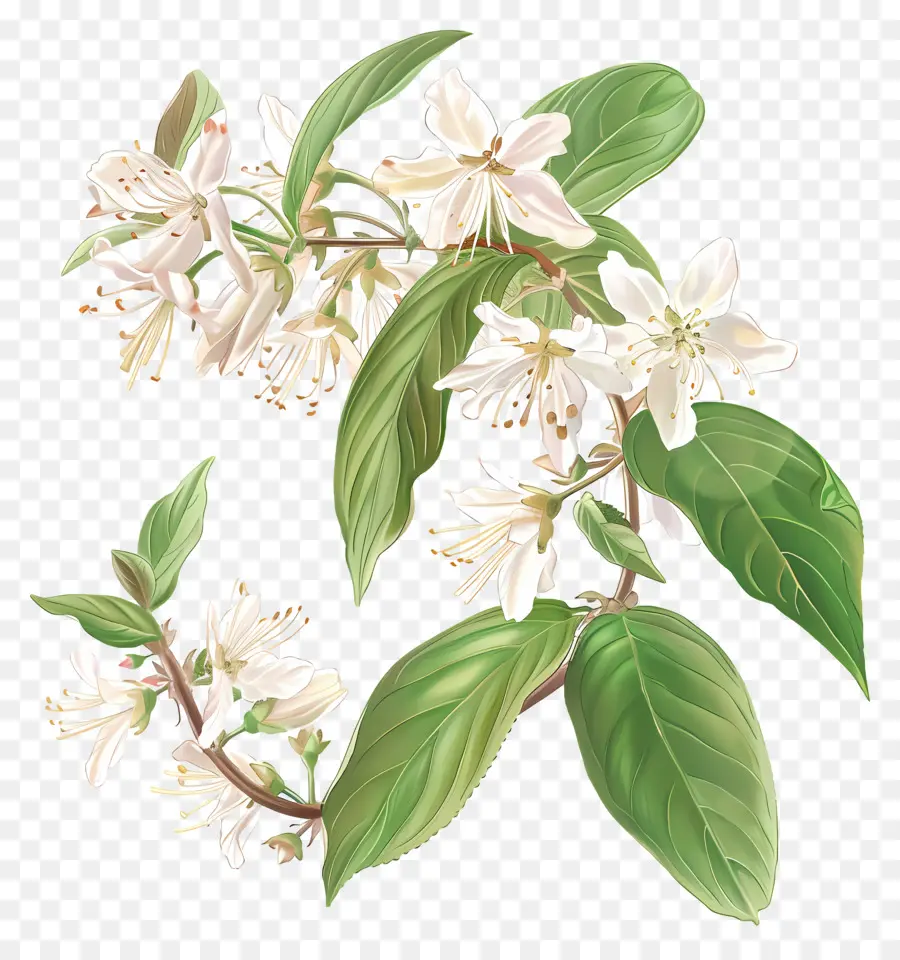 Deutzia Gracilis，Beyaz Çiçekler PNG