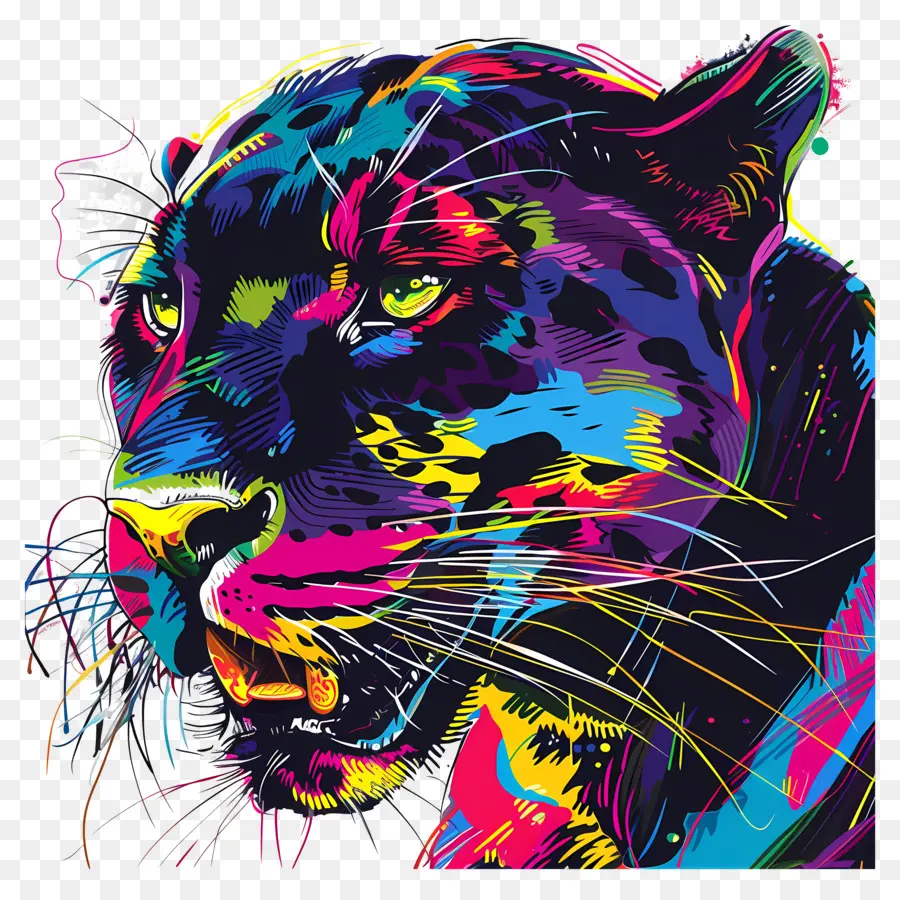 Panter，Renkli Panter PNG