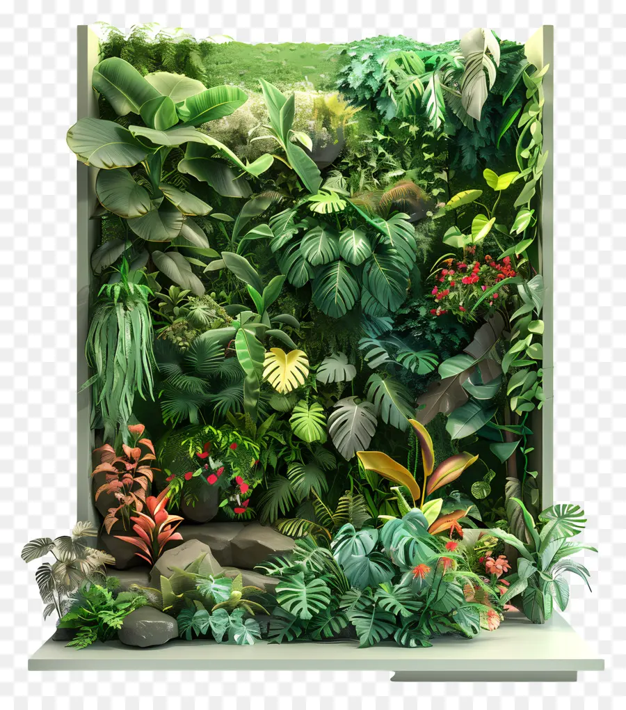 Yeşil Bahçe Duvarı，Yaşam Duvarı PNG