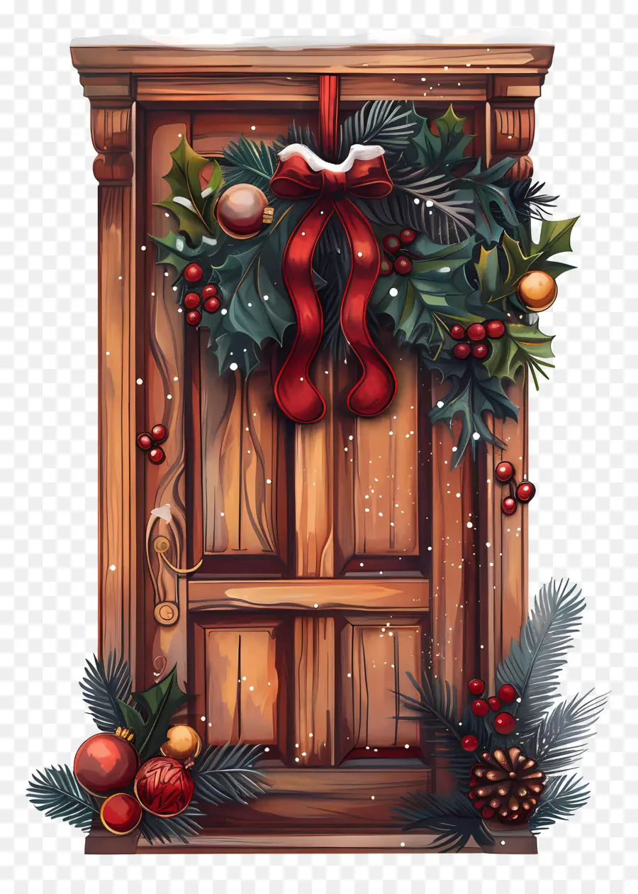 Noel Kapı，Ahşap Kapı PNG