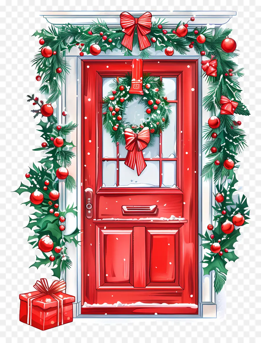 Noel Kapı，Kırmızı Kapı PNG