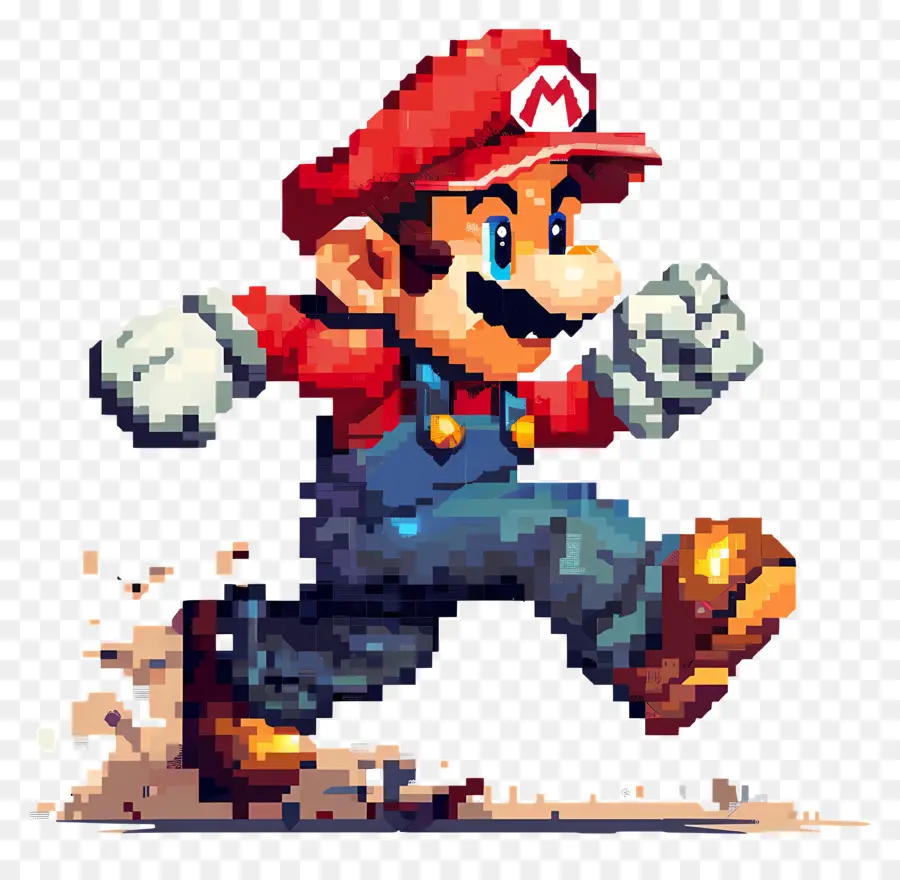8 Bit Mario，Süper Mario Bros PNG