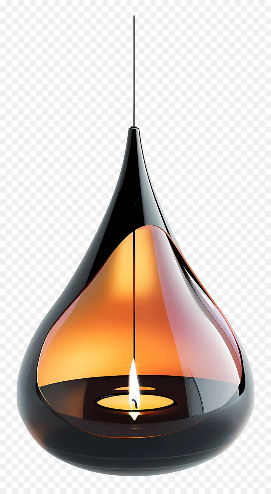 Asılı Tealight Tutucu，Modern Sarkıt Lamba PNG