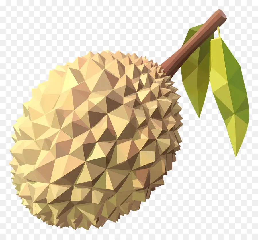 İzometrik Durian，Sert PNG
