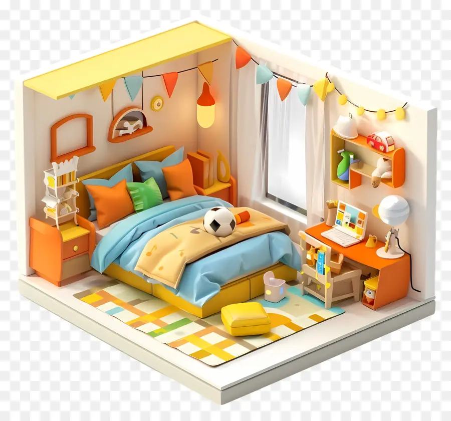 çocuk Yatak Odası，Ranza PNG